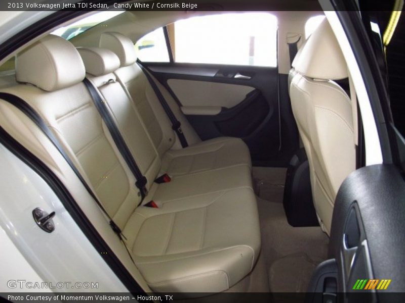 Candy White / Cornsilk Beige 2013 Volkswagen Jetta TDI Sedan