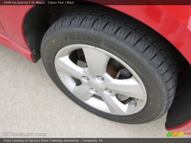 Classic Red / Black 2008 Kia Spectra 5 SX Wagon
