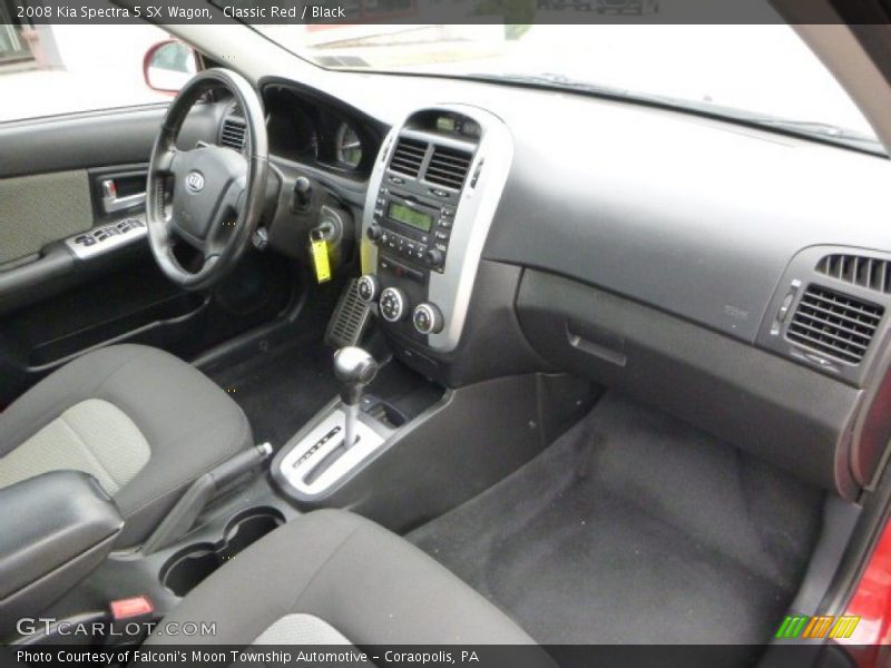 Classic Red / Black 2008 Kia Spectra 5 SX Wagon