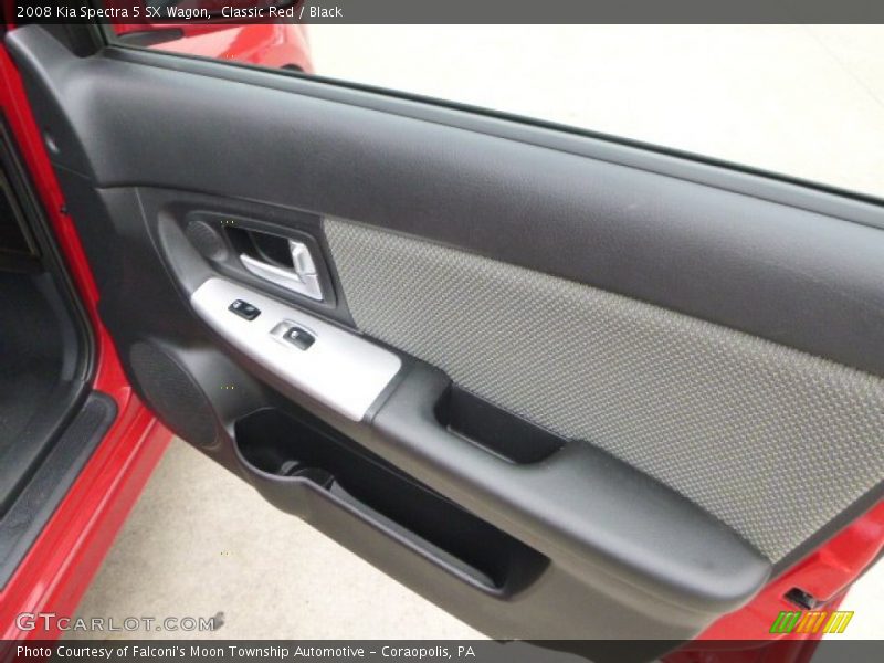 Classic Red / Black 2008 Kia Spectra 5 SX Wagon