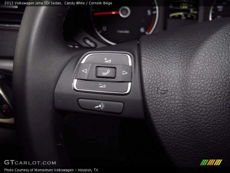 Candy White / Cornsilk Beige 2013 Volkswagen Jetta TDI Sedan