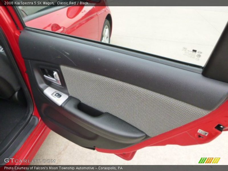 Classic Red / Black 2008 Kia Spectra 5 SX Wagon