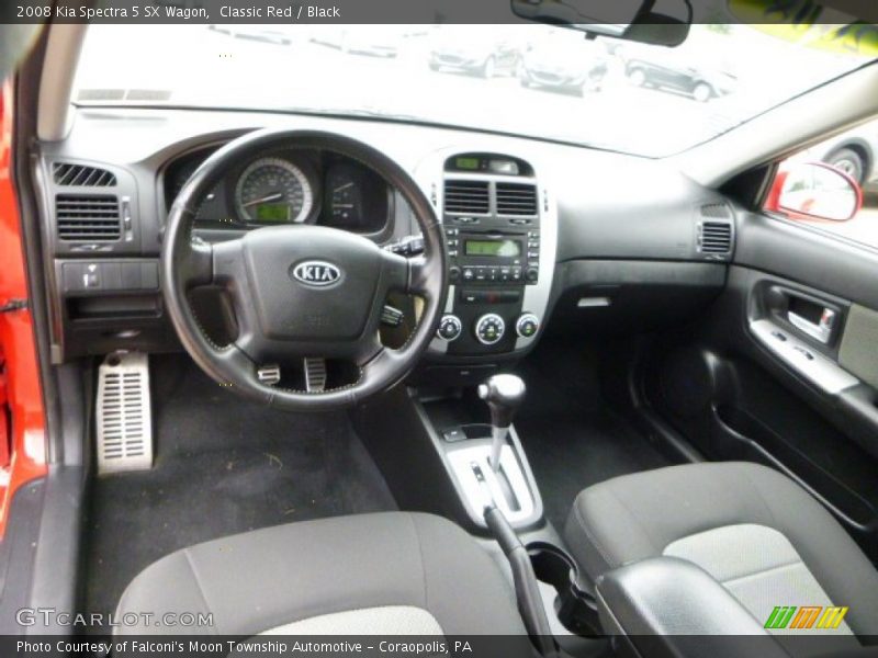 Classic Red / Black 2008 Kia Spectra 5 SX Wagon