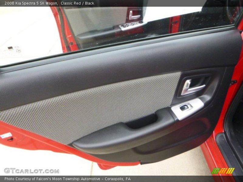 Classic Red / Black 2008 Kia Spectra 5 SX Wagon