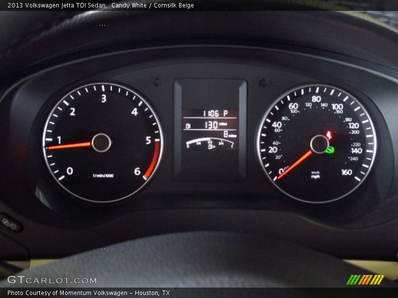 Candy White / Cornsilk Beige 2013 Volkswagen Jetta TDI Sedan
