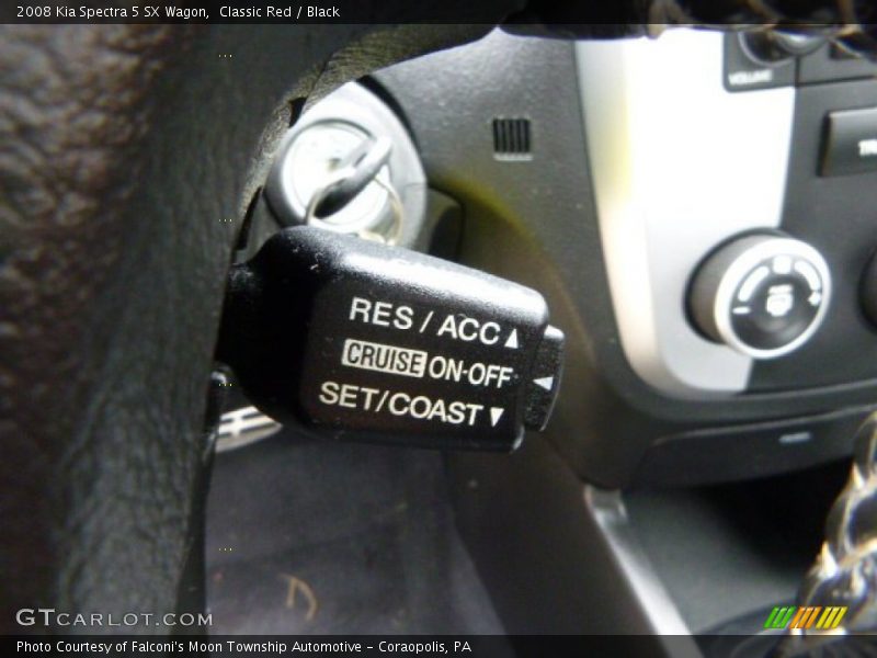 Classic Red / Black 2008 Kia Spectra 5 SX Wagon