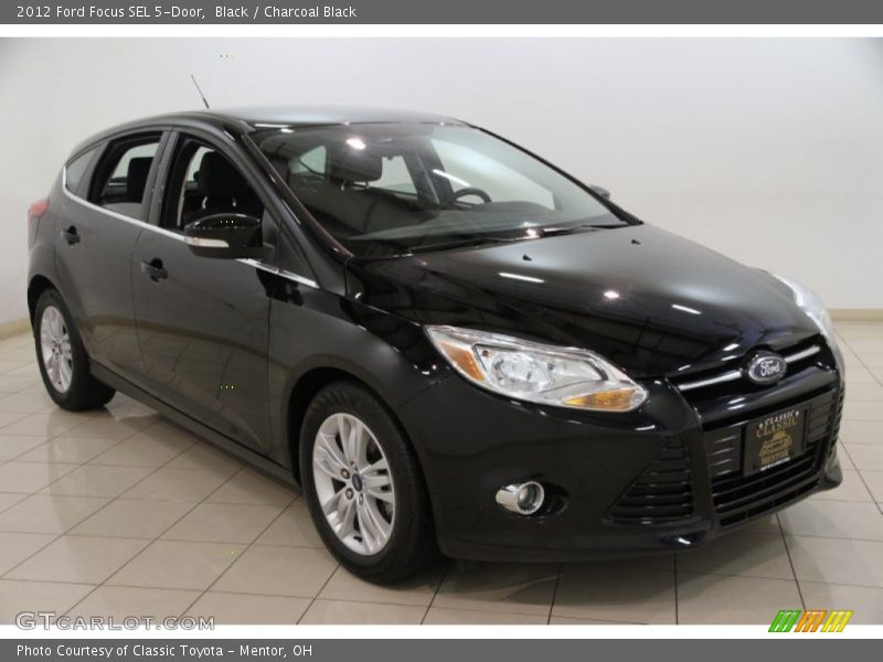 Black / Charcoal Black 2012 Ford Focus SEL 5-Door