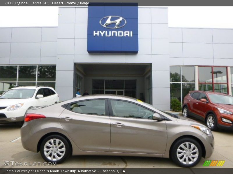 Desert Bronze / Beige 2013 Hyundai Elantra GLS