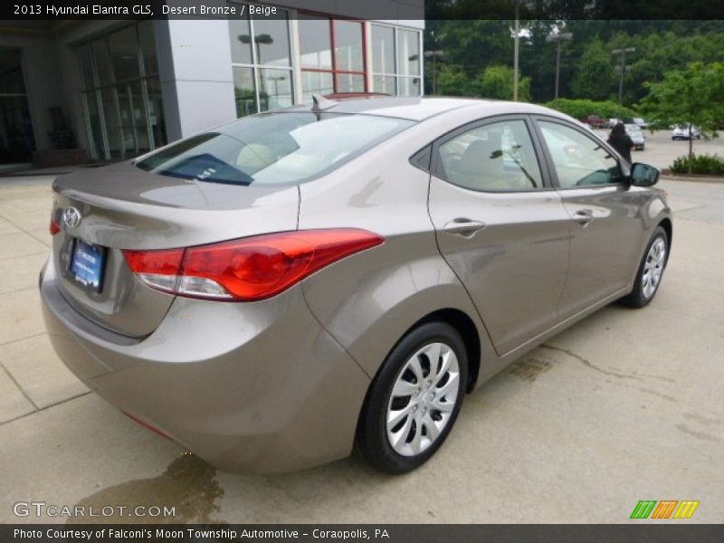 Desert Bronze / Beige 2013 Hyundai Elantra GLS