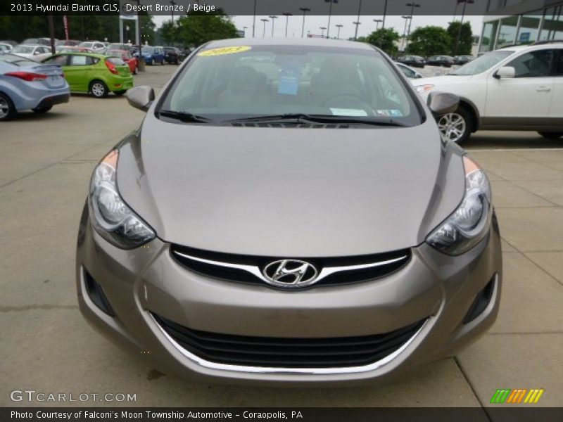 Desert Bronze / Beige 2013 Hyundai Elantra GLS