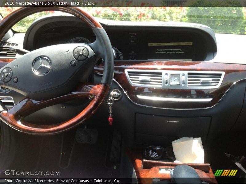 Black / Black 2010 Mercedes-Benz S 550 Sedan