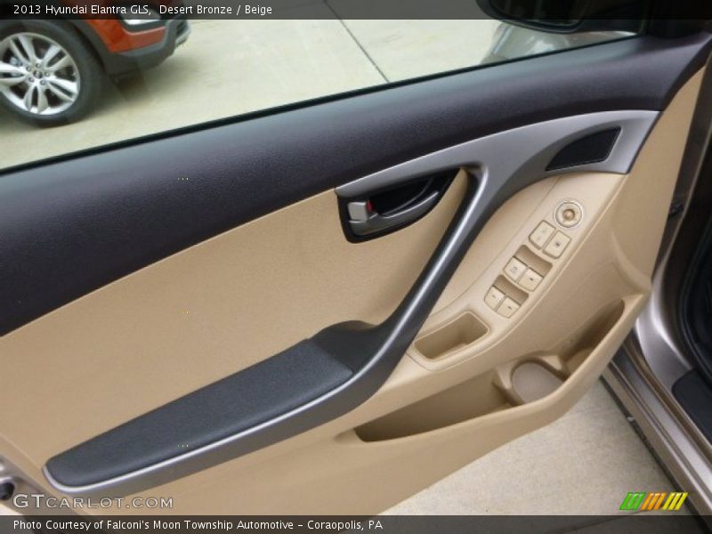 Desert Bronze / Beige 2013 Hyundai Elantra GLS