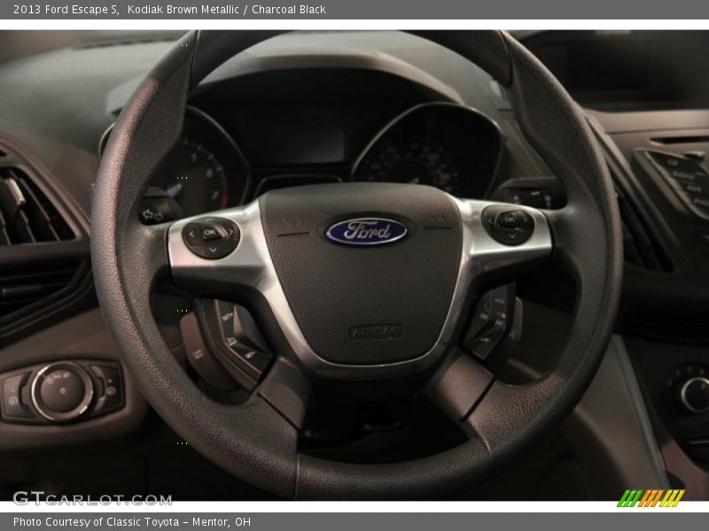 Kodiak Brown Metallic / Charcoal Black 2013 Ford Escape S