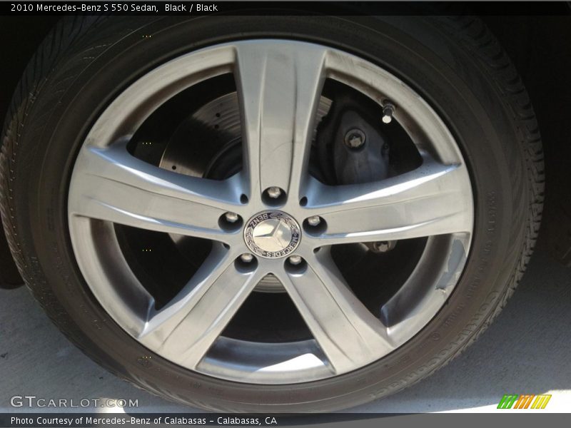 Black / Black 2010 Mercedes-Benz S 550 Sedan