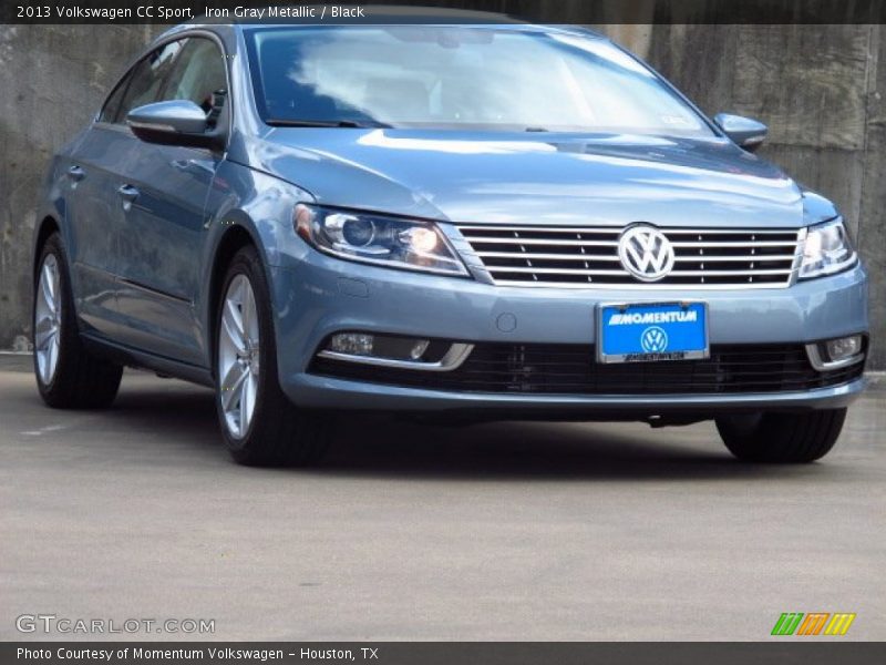 Iron Gray Metallic / Black 2013 Volkswagen CC Sport