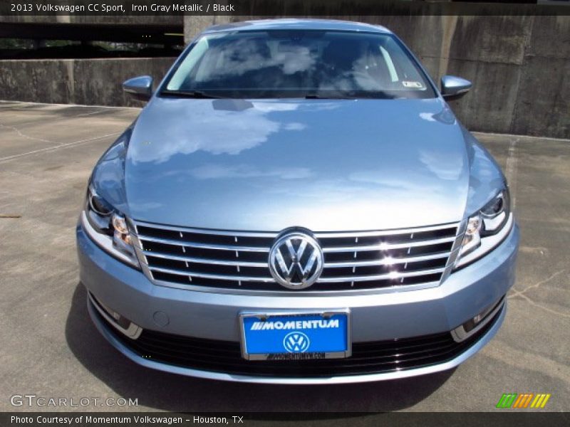 Iron Gray Metallic / Black 2013 Volkswagen CC Sport