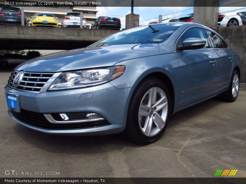 Iron Gray Metallic / Black 2013 Volkswagen CC Sport