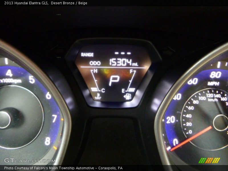 Desert Bronze / Beige 2013 Hyundai Elantra GLS
