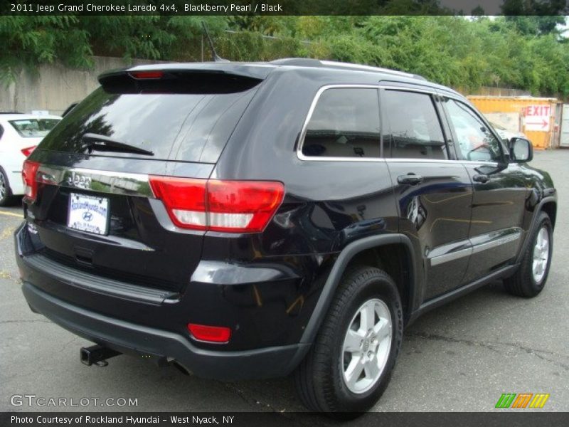 Blackberry Pearl / Black 2011 Jeep Grand Cherokee Laredo 4x4