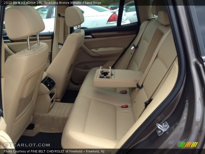 Sparkling Bronze Metallic / Sand Beige 2013 BMW X3 xDrive 28i