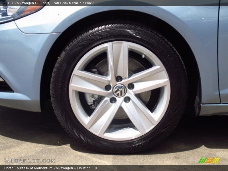 Iron Gray Metallic / Black 2013 Volkswagen CC Sport