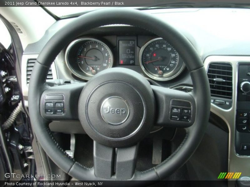 Blackberry Pearl / Black 2011 Jeep Grand Cherokee Laredo 4x4
