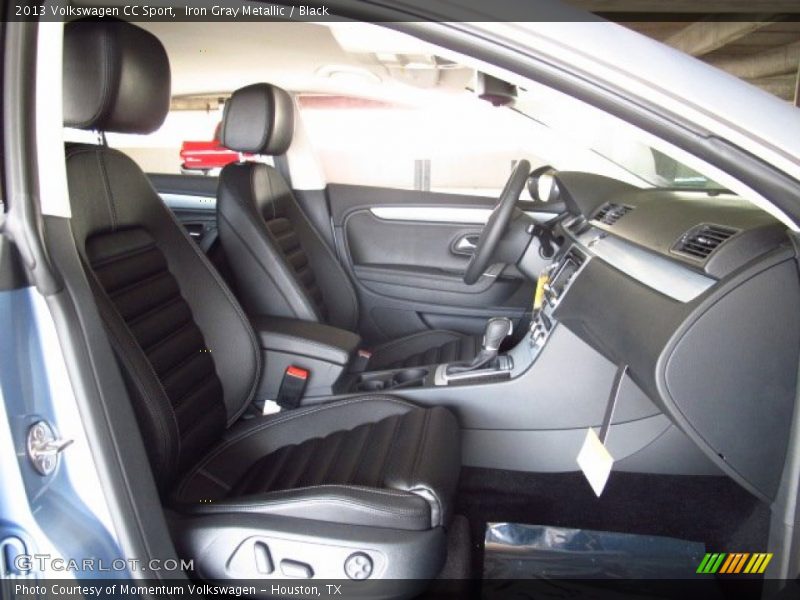 Iron Gray Metallic / Black 2013 Volkswagen CC Sport