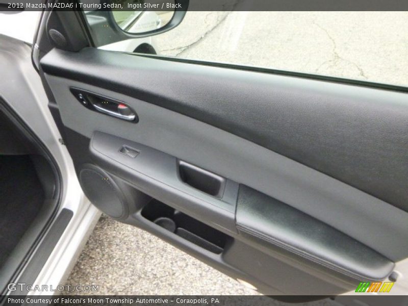 Ingot Silver / Black 2012 Mazda MAZDA6 i Touring Sedan