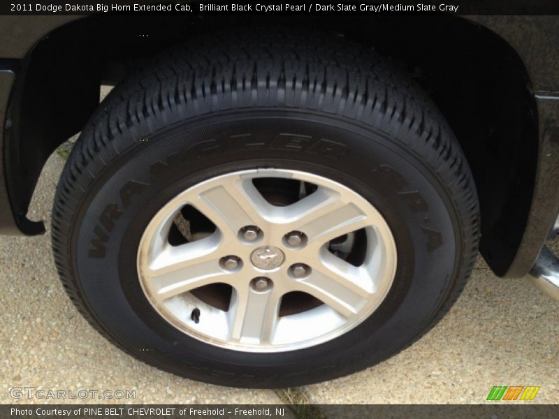 Brilliant Black Crystal Pearl / Dark Slate Gray/Medium Slate Gray 2011 Dodge Dakota Big Horn Extended Cab