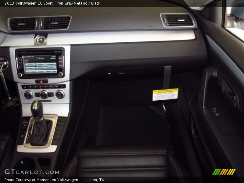 Iron Gray Metallic / Black 2013 Volkswagen CC Sport