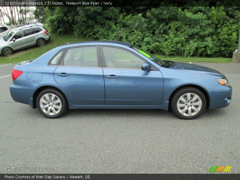 Newport Blue Pearl / Ivory 2010 Subaru Impreza 2.5i Sedan