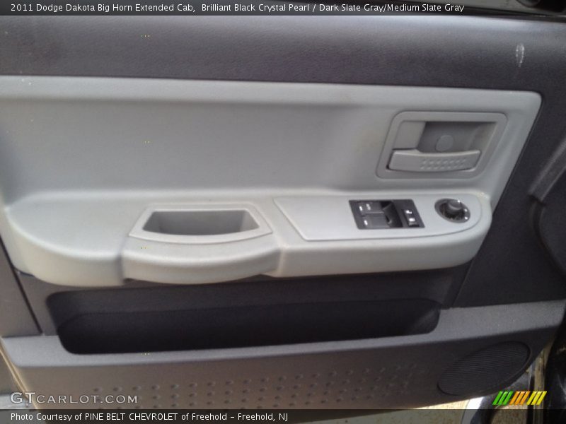 Brilliant Black Crystal Pearl / Dark Slate Gray/Medium Slate Gray 2011 Dodge Dakota Big Horn Extended Cab