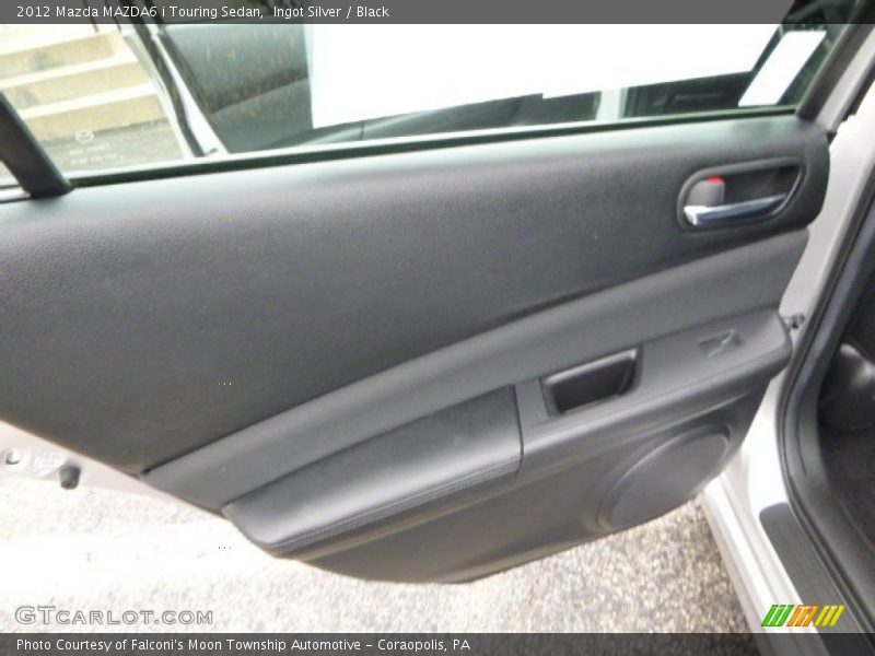 Ingot Silver / Black 2012 Mazda MAZDA6 i Touring Sedan