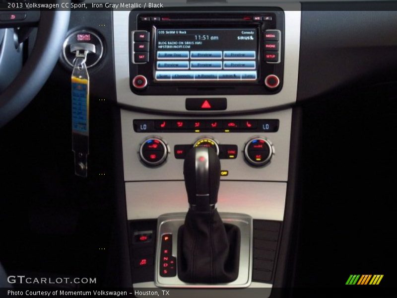 Iron Gray Metallic / Black 2013 Volkswagen CC Sport