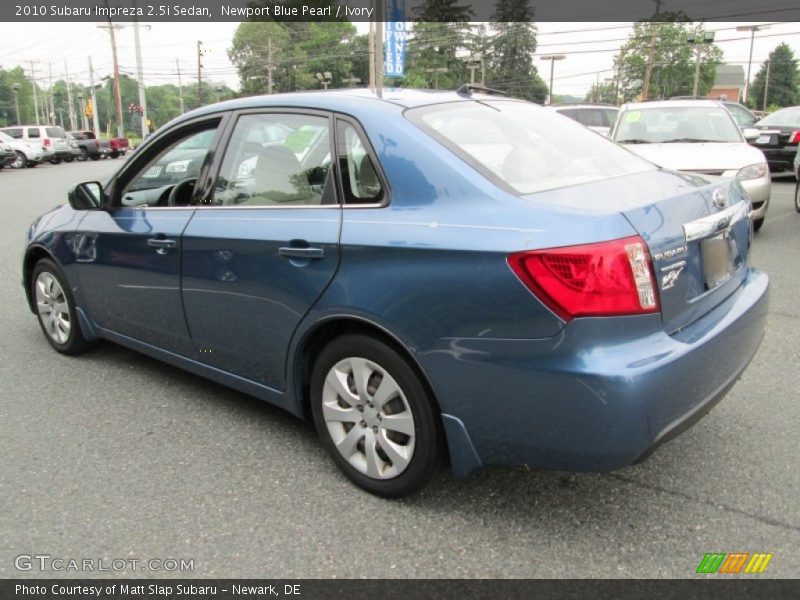 Newport Blue Pearl / Ivory 2010 Subaru Impreza 2.5i Sedan