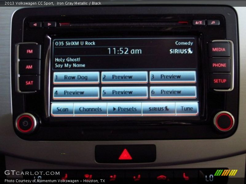 Iron Gray Metallic / Black 2013 Volkswagen CC Sport