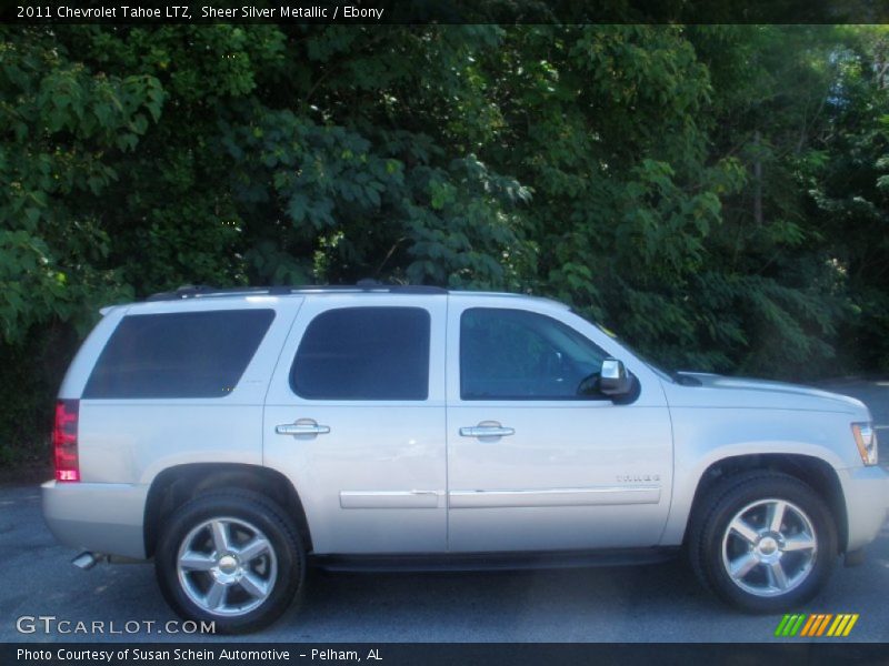 Sheer Silver Metallic / Ebony 2011 Chevrolet Tahoe LTZ