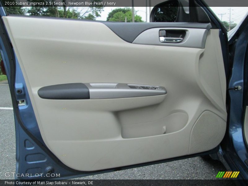 Newport Blue Pearl / Ivory 2010 Subaru Impreza 2.5i Sedan