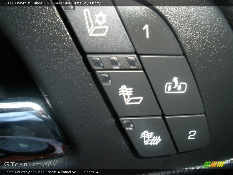 Sheer Silver Metallic / Ebony 2011 Chevrolet Tahoe LTZ