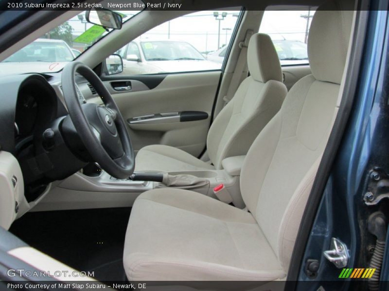 Newport Blue Pearl / Ivory 2010 Subaru Impreza 2.5i Sedan