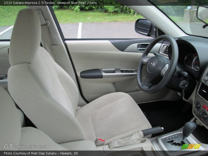 Newport Blue Pearl / Ivory 2010 Subaru Impreza 2.5i Sedan