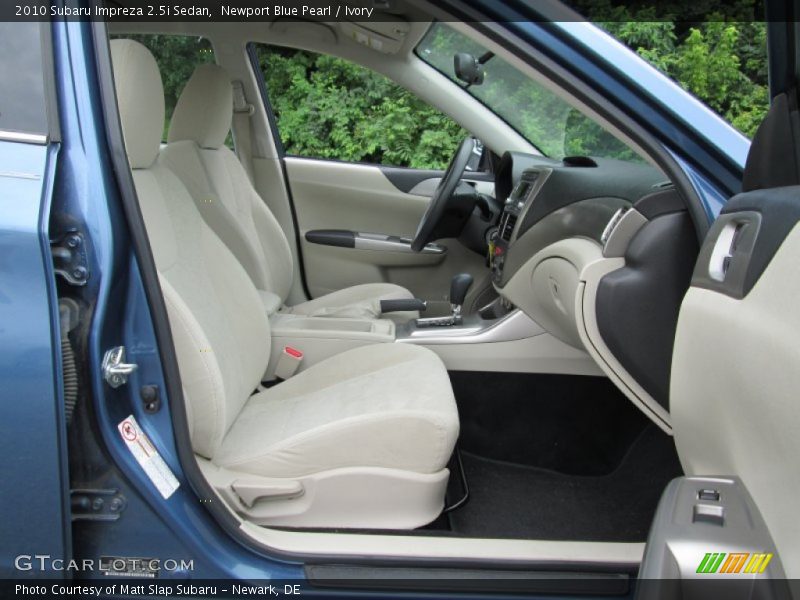 Newport Blue Pearl / Ivory 2010 Subaru Impreza 2.5i Sedan