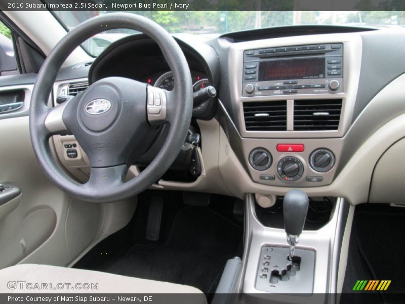 Newport Blue Pearl / Ivory 2010 Subaru Impreza 2.5i Sedan