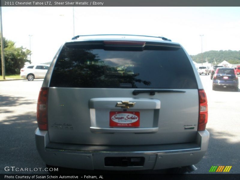 Sheer Silver Metallic / Ebony 2011 Chevrolet Tahoe LTZ