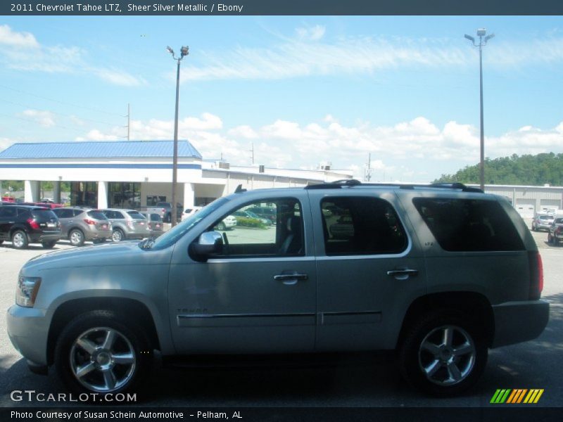 Sheer Silver Metallic / Ebony 2011 Chevrolet Tahoe LTZ