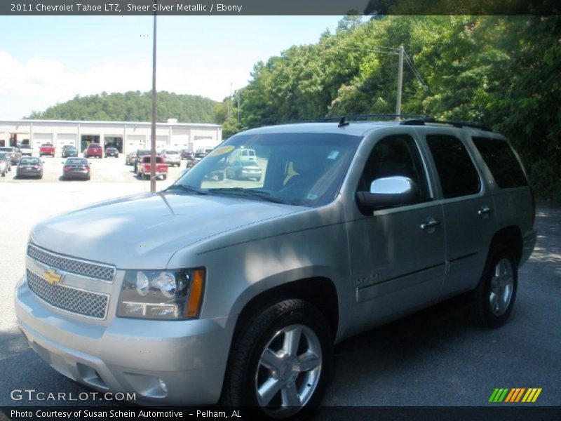 Sheer Silver Metallic / Ebony 2011 Chevrolet Tahoe LTZ