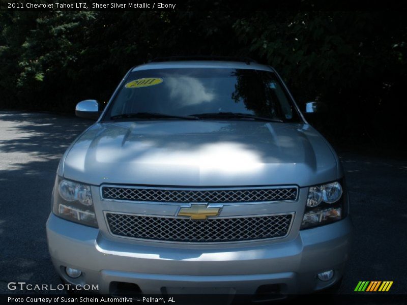 Sheer Silver Metallic / Ebony 2011 Chevrolet Tahoe LTZ