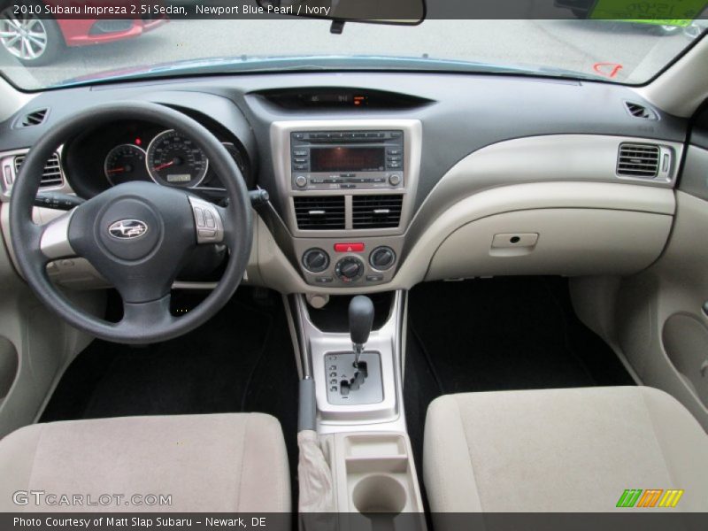 Newport Blue Pearl / Ivory 2010 Subaru Impreza 2.5i Sedan