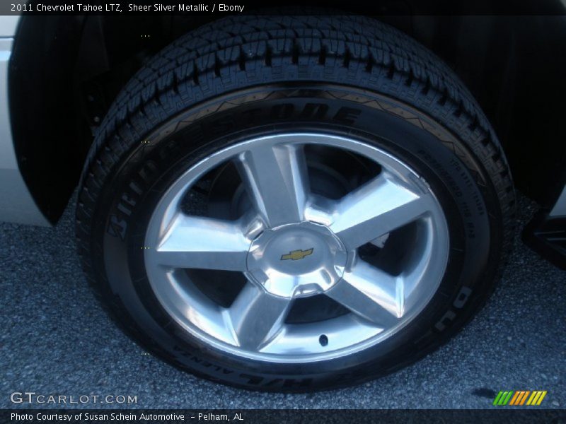 Sheer Silver Metallic / Ebony 2011 Chevrolet Tahoe LTZ