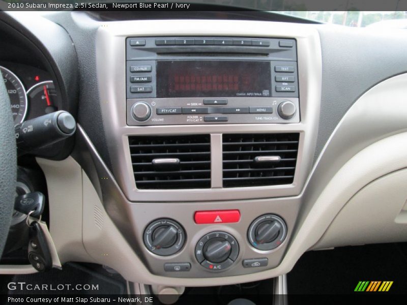 Newport Blue Pearl / Ivory 2010 Subaru Impreza 2.5i Sedan